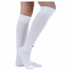 Academy Over-The-Calf Football Socks Over-The-Calf Soccer Socks WHITE/BLACK