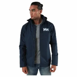 Active Hooded Midlayer Jacket Blue