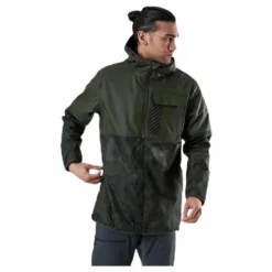 Active Hybrid Pu Jacket Green