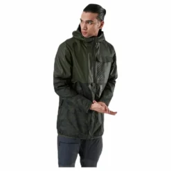 Active Hybrid Pu Jacket Green