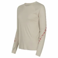 Active Logo Long Sleeve Oatmeal