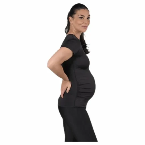 Active Mama Tee Black