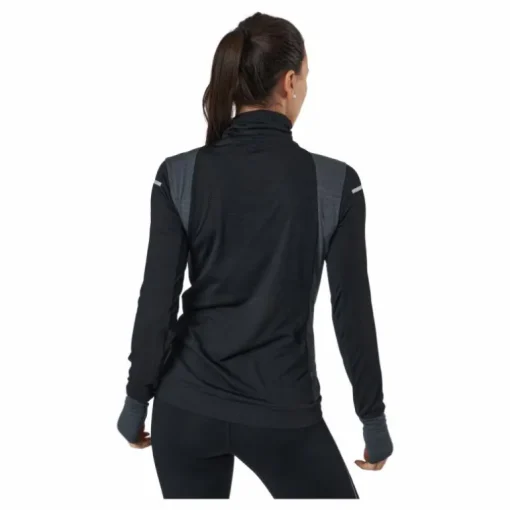 Adidas Blocked Longsleeve Tee Women Black / Grey Six