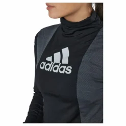 Adidas Blocked Longsleeve Tee Women Black / Grey Six