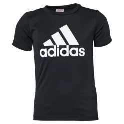Adidas Boys D2M Big Logo T-Shirt Black / White