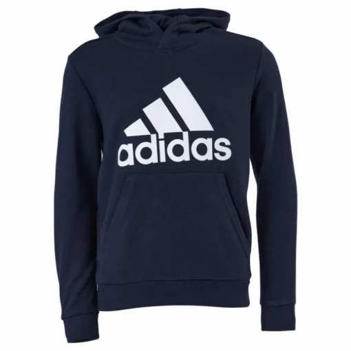 Adidas Boys Essentials Big Logo Hoodie Legend Ink / White