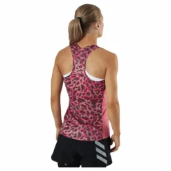 Adidas Fast Primeblue Tank Graphic Women Hazy Rose / Multicolor