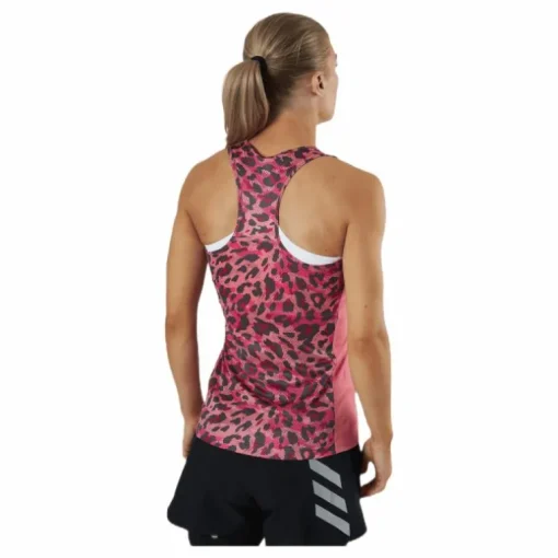 Adidas Fast Primeblue Tank Graphic Women Hazy Rose / Multicolor