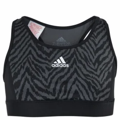 Adidas Girls D2M Bra-Top Black / Grey Six / Black
