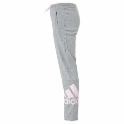 Adidas Girls Essentials Big Logo Pant Medium Grey Heather / Clear Pink