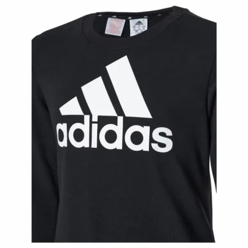 Adidas Girls Essentials Big Logo Sweatshirt Black / White