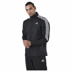 Adidas Marathon Jacket 3 Stripe Men Black / White