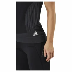 Adidas Primeknit Tee W Black / Dgh Solid Grey