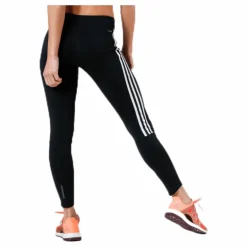Adidas Run It Tight 7/8 3 Stripe Women Black / White