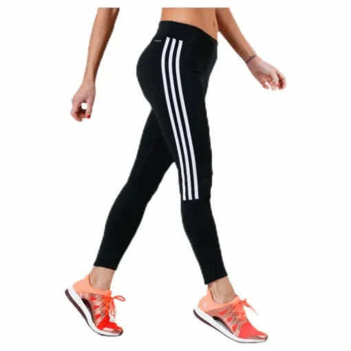 Adidas Run It Tight 7/8 3 Stripe Women Black / White