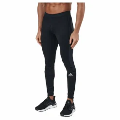 Adidas Saturday Warm Running Leggings Men Black