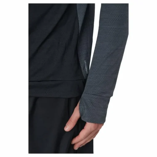 Adidas Turtle Graphic Block Longsleev Tee Men Black / Grey Six