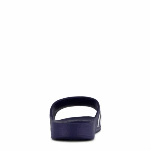 Adilette Aqua Slides Dark Blue / Cloud White / Dark Blue