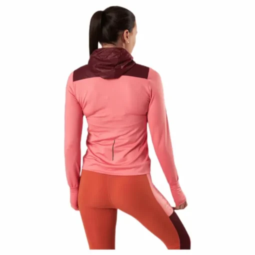 ADV Charge Jersey Hood Jkt Pink/Red