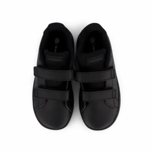 Advantage Lifestyle Court Two Hook-and-Loop Shoes Core Black / Core Black / Grey Six