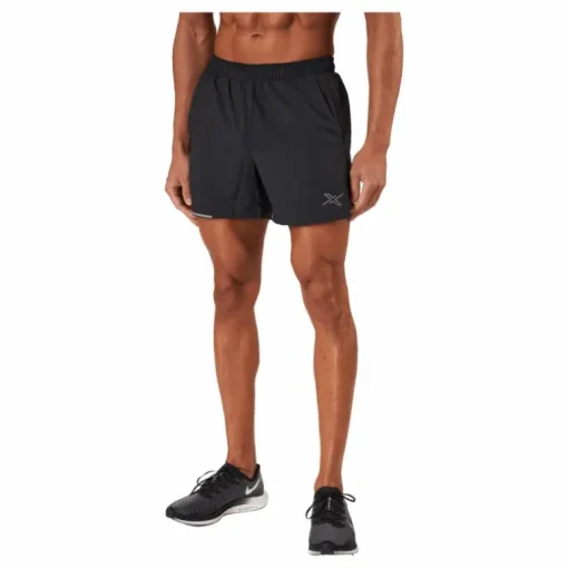 Aero 5 Inch Shorts Black/silver Reflective