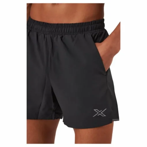 Aero 5 Inch Shorts Black/silver Reflective