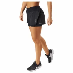 Aero 2-in-1 4 Inch Shorts Black/silver Reflective