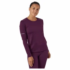 Aero L/s Beet/silver Reflective