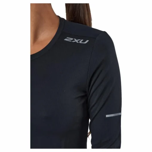 Aero L/s Black/silver Reflective