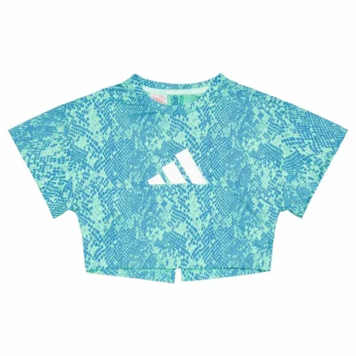 AEROREADY Animal-Print T-Shirt Easy Green