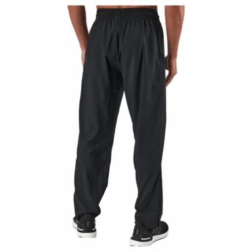 AEROREADY Essentials Stanford Open Hem Embroidered Small Logo Tracksuit Bottoms Black