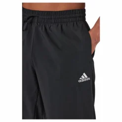 AEROREADY Essentials Stanford Open Hem Embroidered Small Logo Tracksuit Bottoms Black