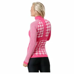 Agnes Zip Pink/White