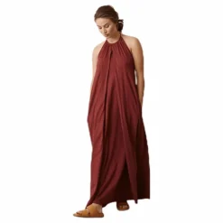 Air Halterneck Dress Red