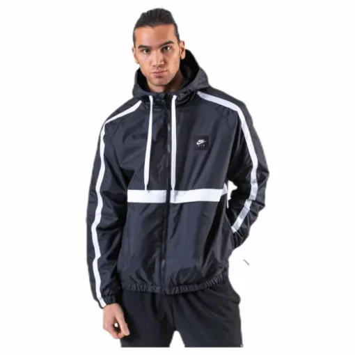 Air Jacket Woven White/Black
