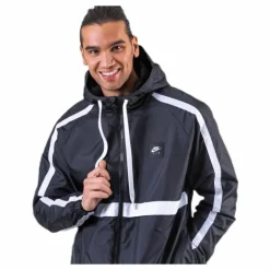 Air Jacket Woven White/Black