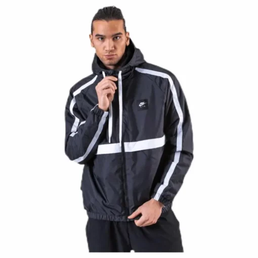 Air Jacket Woven White/Black