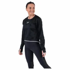 Air Midlayer Crew Black