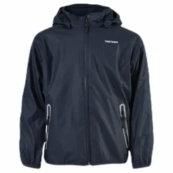 Aktiv Fleece-Lined Rain Jacket Blue