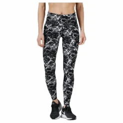 Alec Printed Tights White/Black