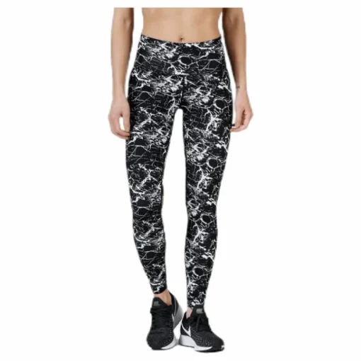 Alec Printed Tights White/Black