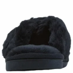 Alie Fluffy Slippers Black