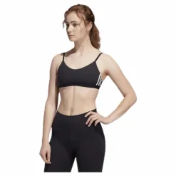 All Me 3 Stripe Bra Black / White