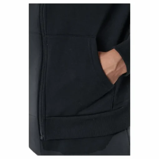 Alpha Full Zip Hood Black