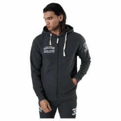 Alpha Full Zip Hood Grey