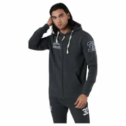 Alpha Full Zip Hood Grey