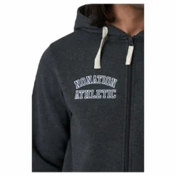 Alpha Full Zip Hood Grey