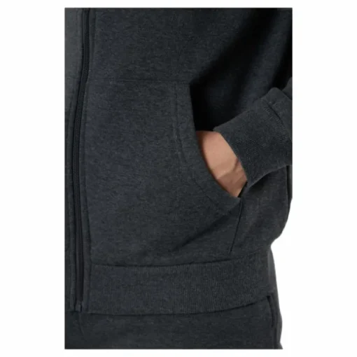 Alpha Full Zip Hood Grey
