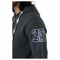Alpha Full Zip Hood Grey
