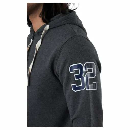 Alpha Full Zip Hood Grey